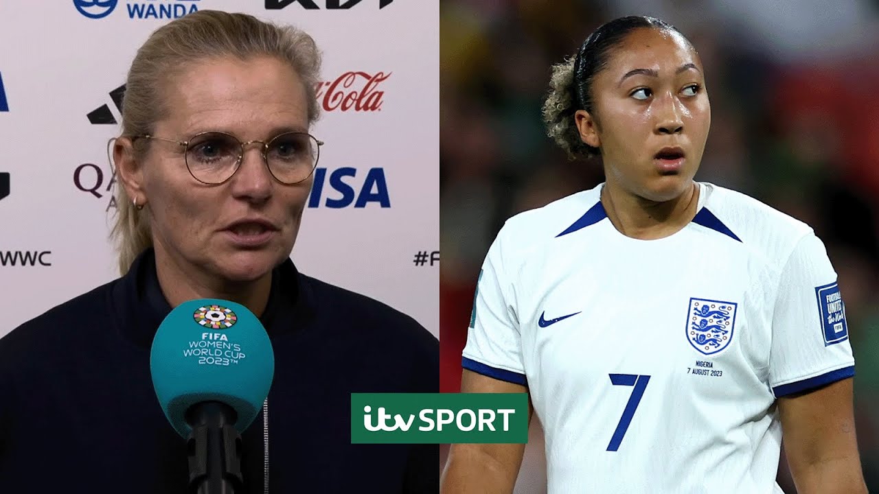 'It's a hard lesson for her' - Sarina Wiegman on Lauren James' red card | ITV Sport