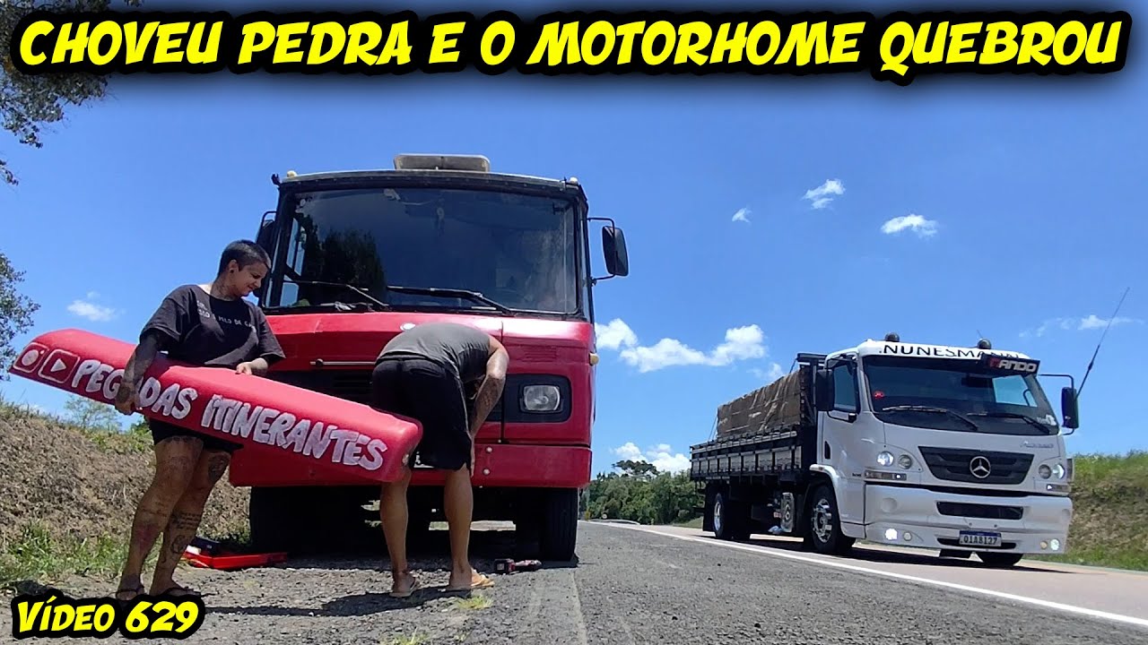 SANTA CATARINA CASTIGOU: GRANIZO E MOTORHOME QUEBRADO | PEGADAS 629