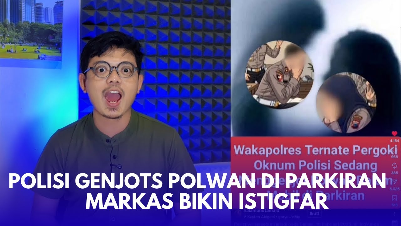 POLISI Genjot POLWAN di Parkiran MARKAS❗️SETAN Pun bisa ISTIGFAR