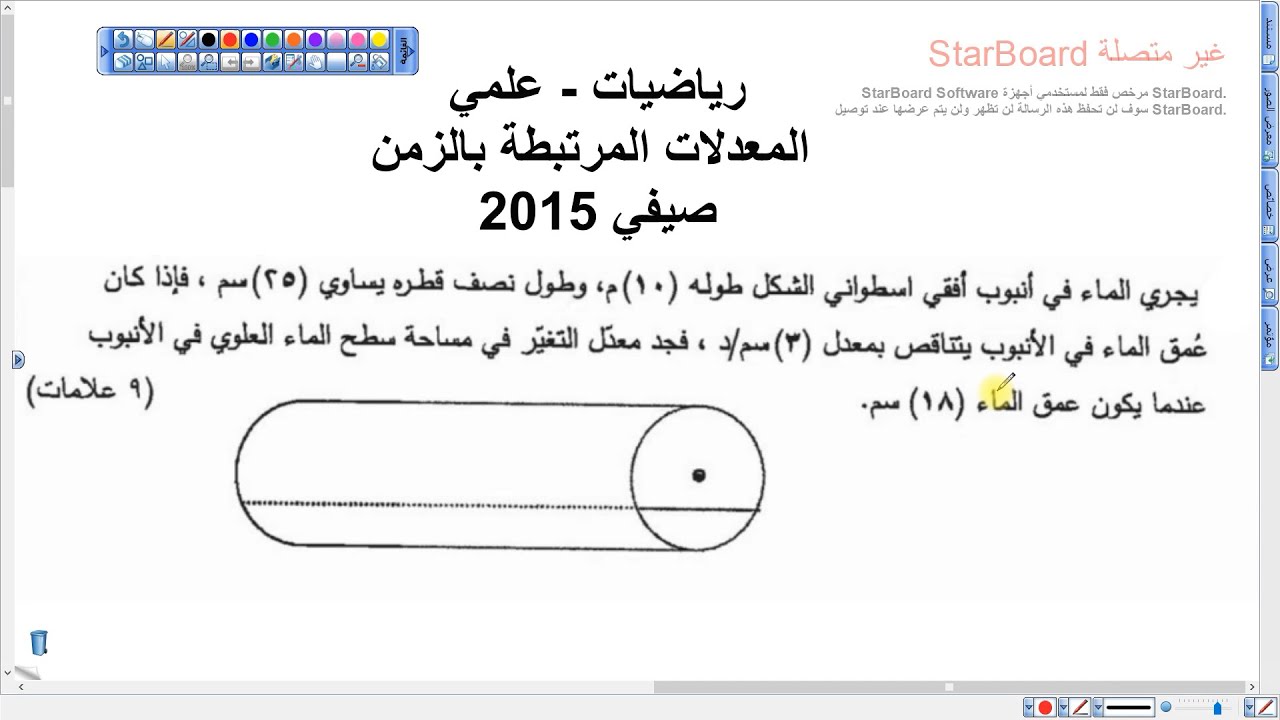 معدلات مرتبطة بالزمن وزارة 2015 صيفي