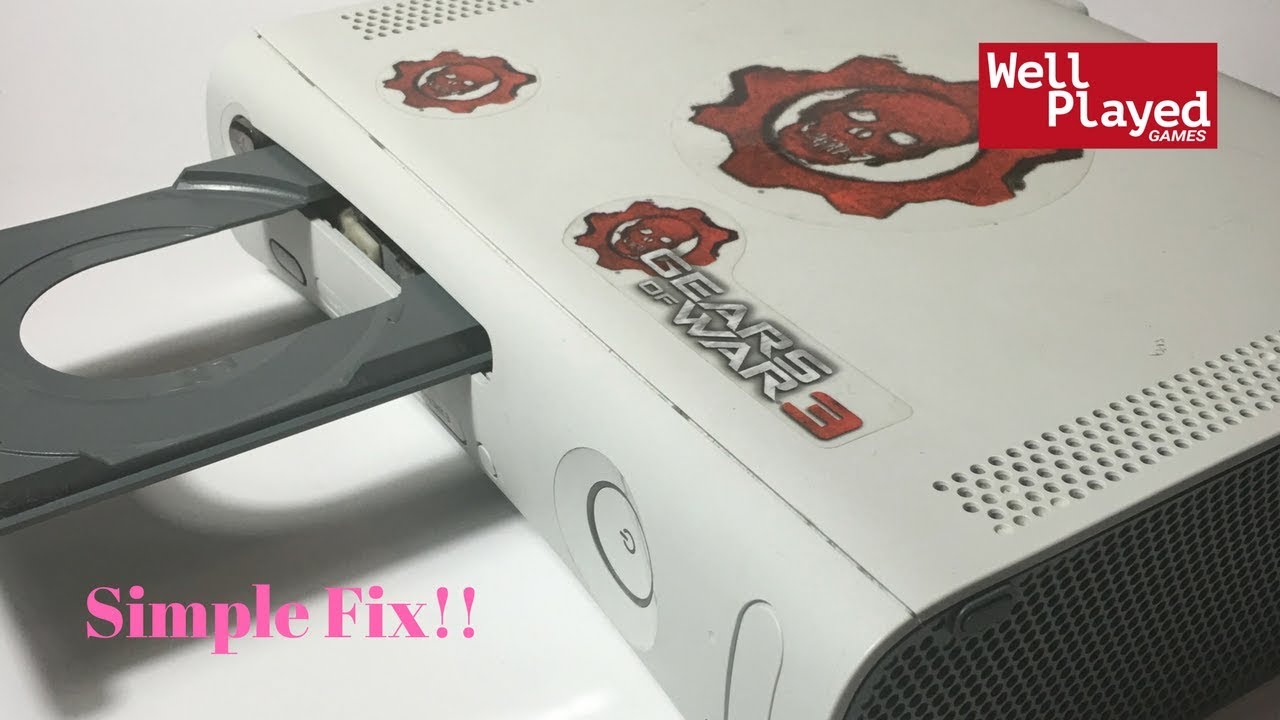 Xbox 360 Stuck Disc Tray Repair Simple Easy Fix (Works With Xbox And Xbox 360)