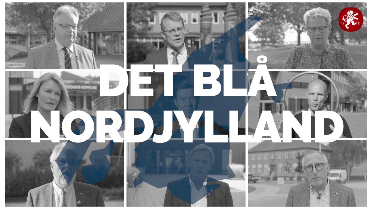 Det Bl&aring; Nordjylland   Placering af klynger   De Nordjyske Borgmestre