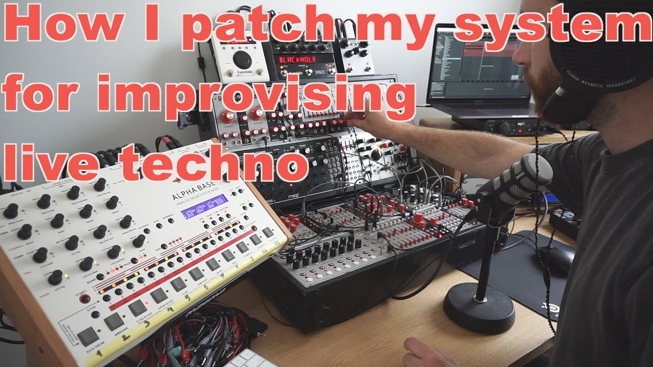 Resilience Live Set : How I Patch My System For Improvising Live Techno