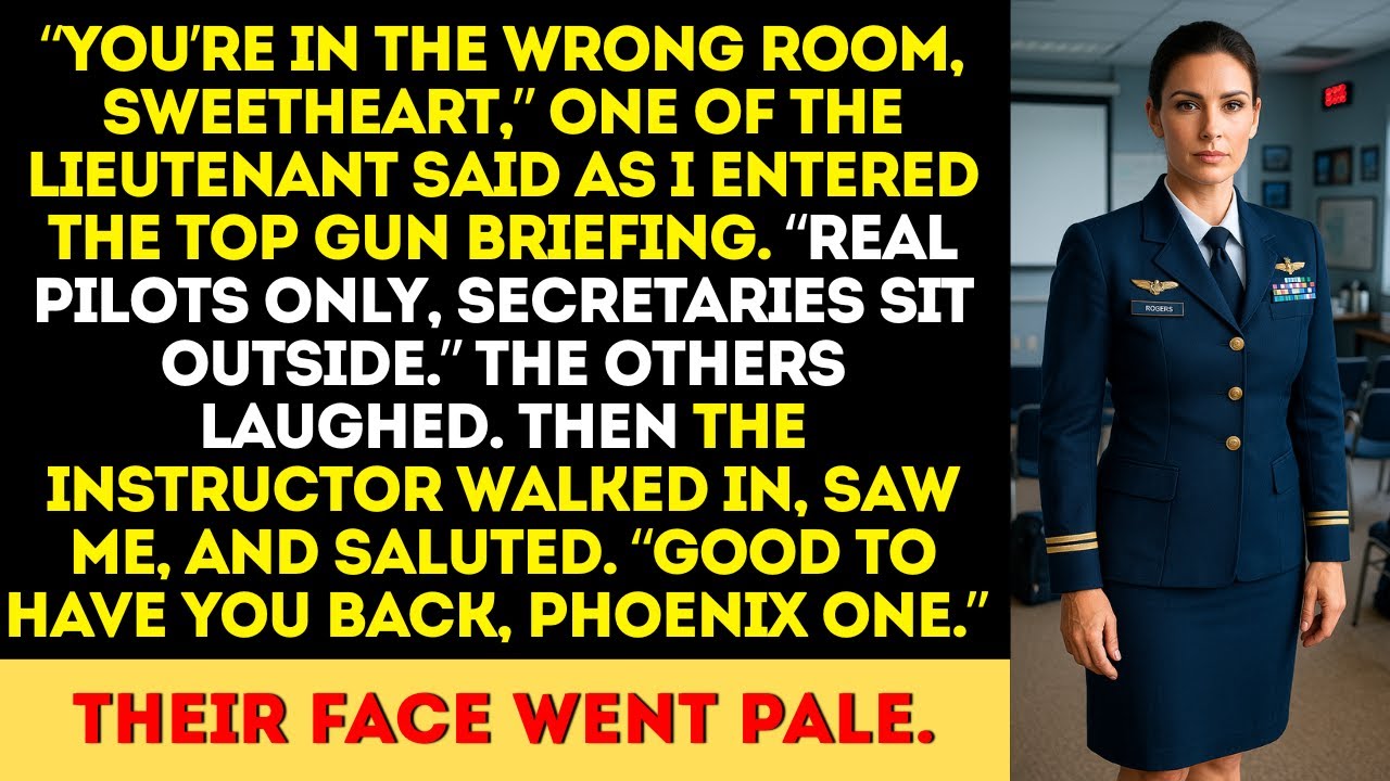 “Real Pilots Only,” They Mocked At the Briefing. Then the Instructor Saluted: “Phoenix One, Ma’am.”