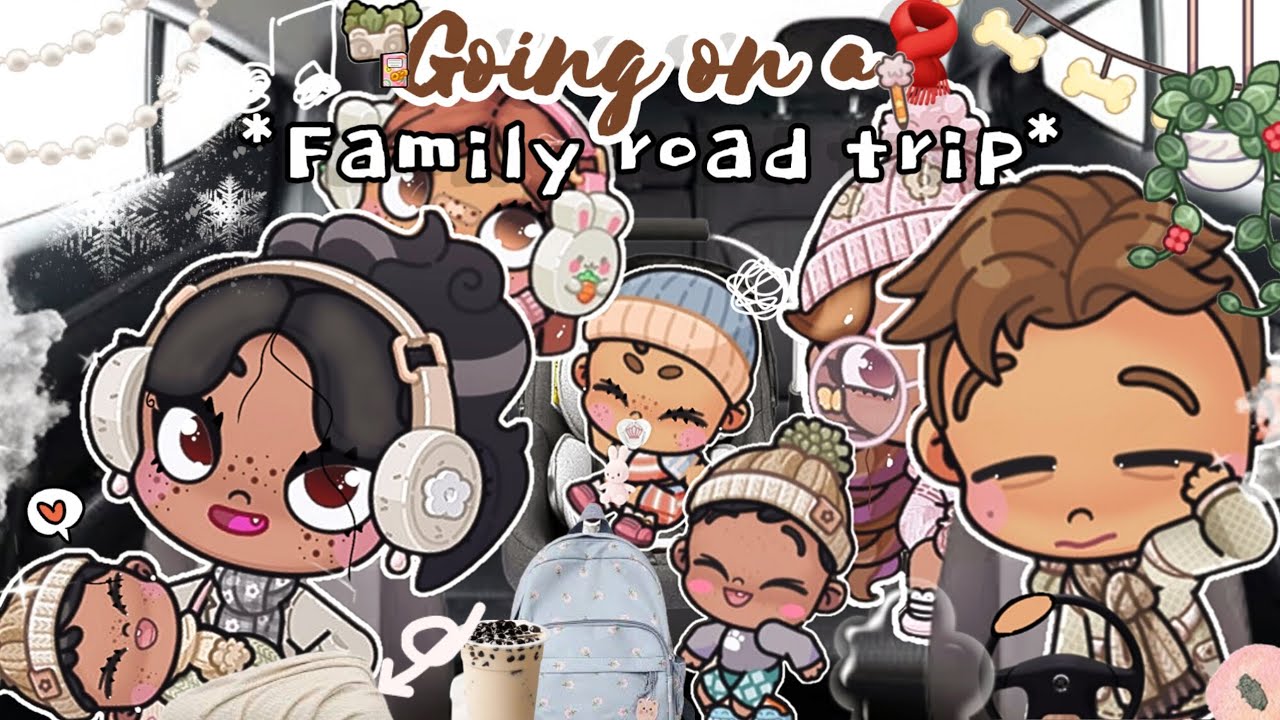 ❄️✨️Going on a family road trip🎀🚗||🤍Voiced🎧||#avatarworld 