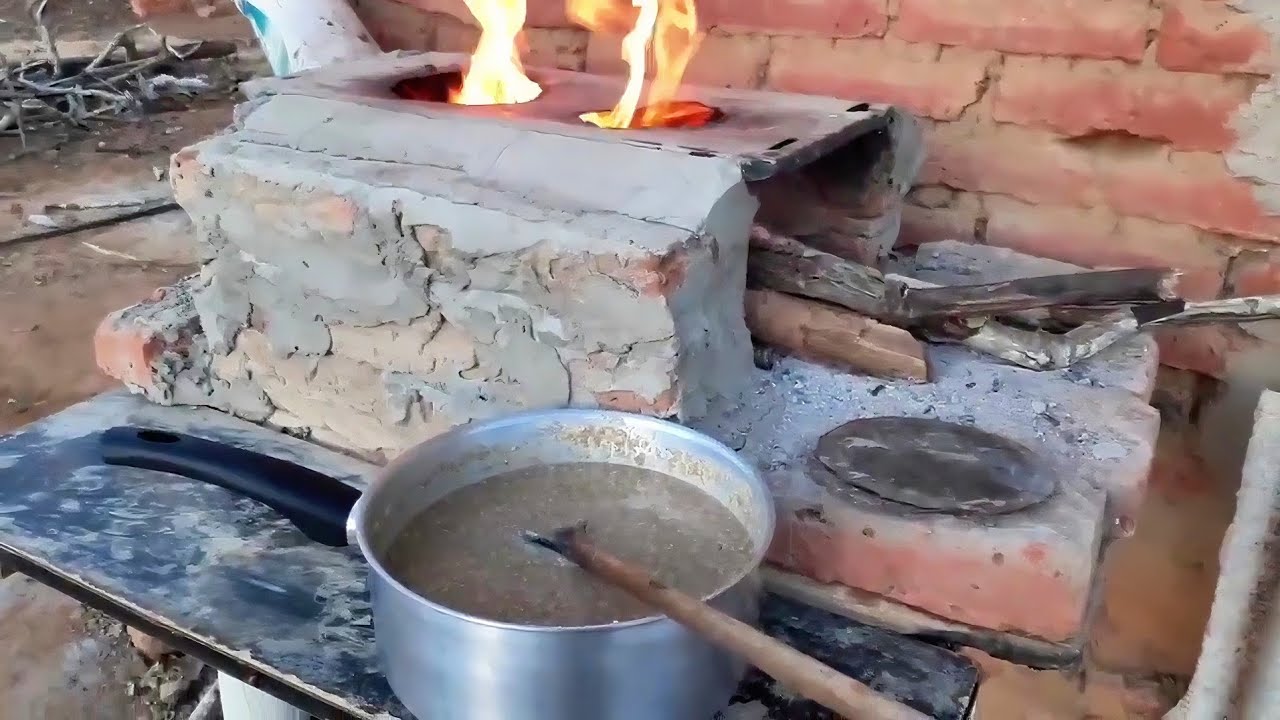 FAZENDO DOCE DE GERGELIM NO FOGÃO DE LENHA NA ROÇA 