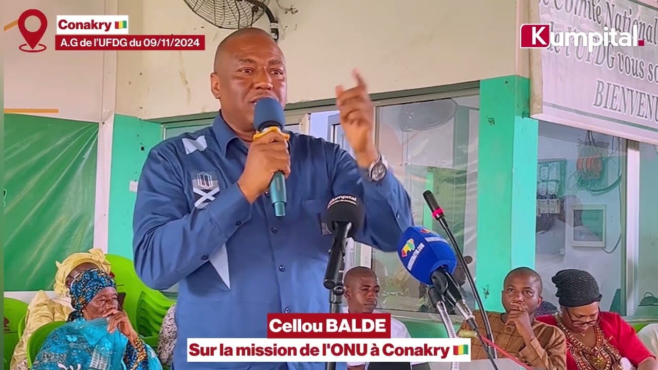 Cellou BALDE, sur la mission de l’ONU à Conakry 🇬🇳
