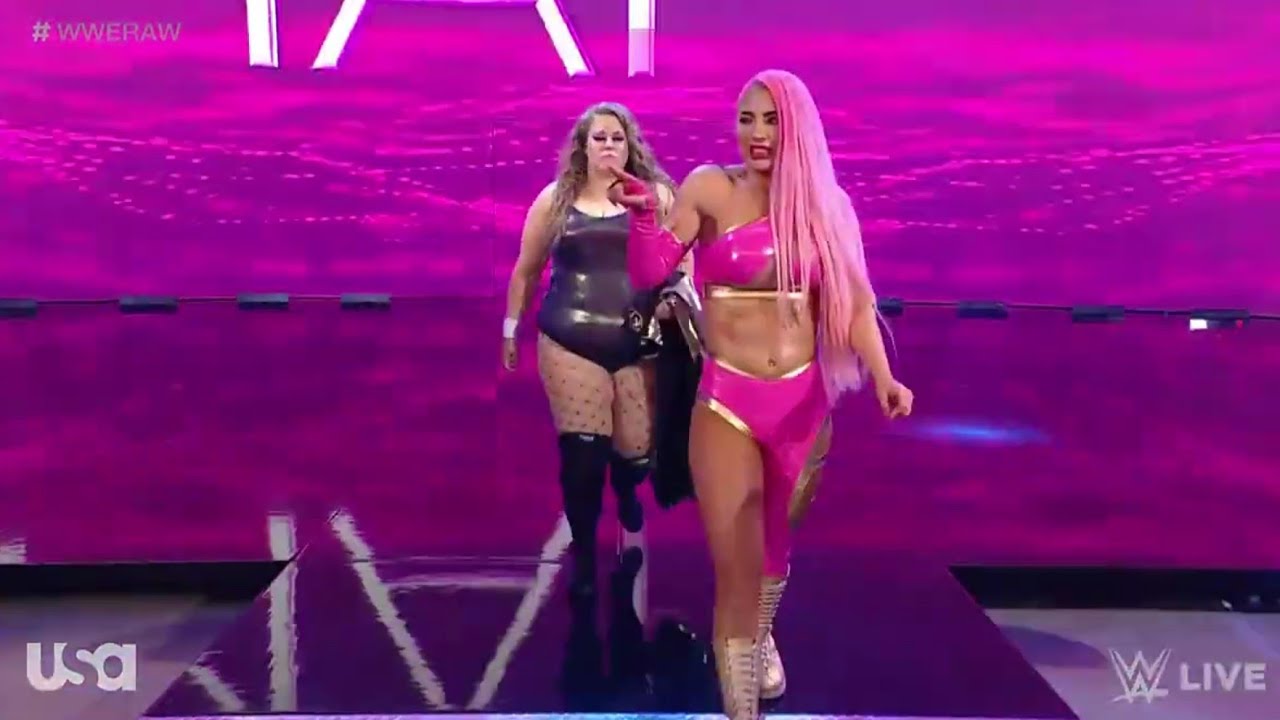 Eva Marie & Doudrop Entrance  2/8/21