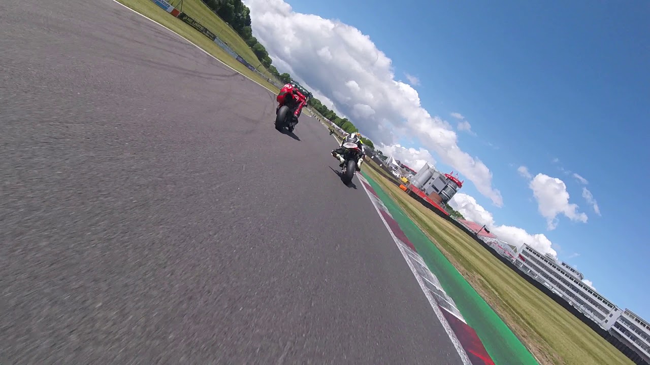 ASJ Racing Brands Hatch Testing onboard Ducati 959 chasing Scott Redding