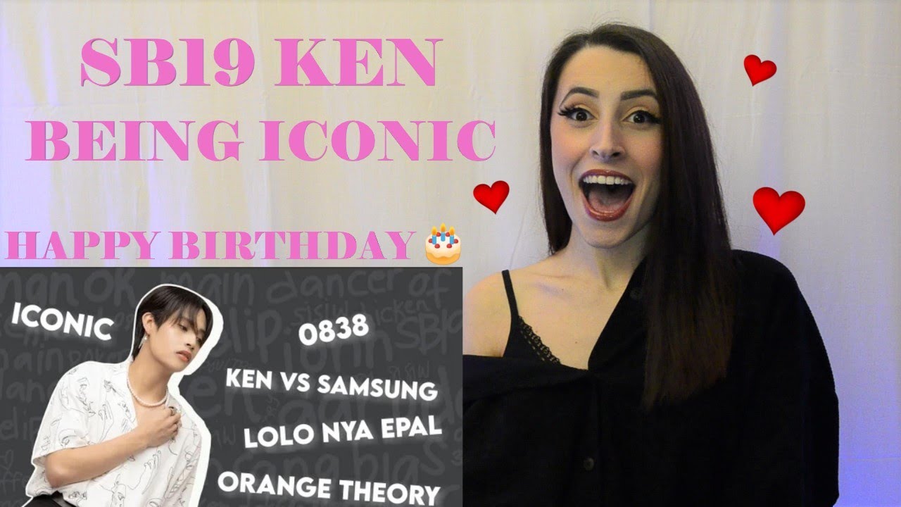 SB19 Ken Being Iconic REACTION | Happy Birthday Ken, Love you