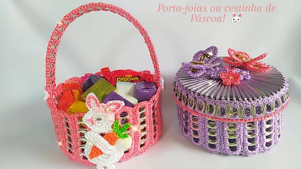 PORTA-JOIA/ FEITO COM LACRES E CD!!✨✨✨✨
