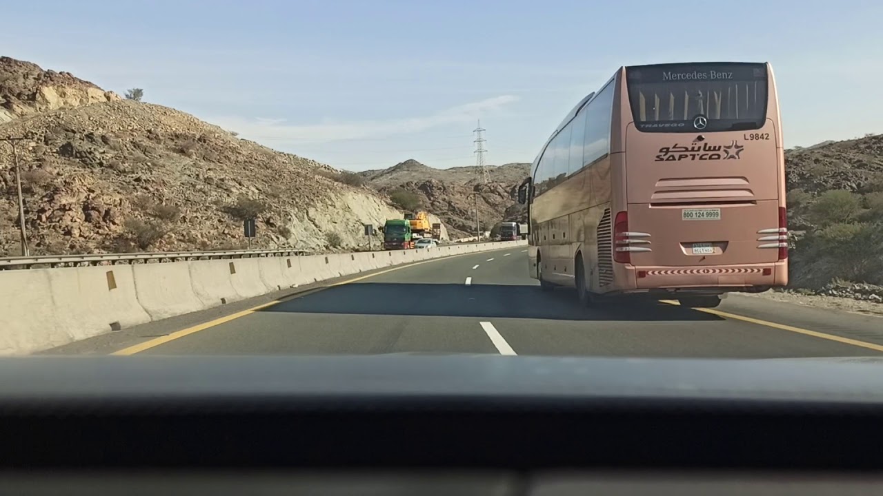 dash cam داش كام يدوي . طريق السيل الكبير من مكة الى الطائف