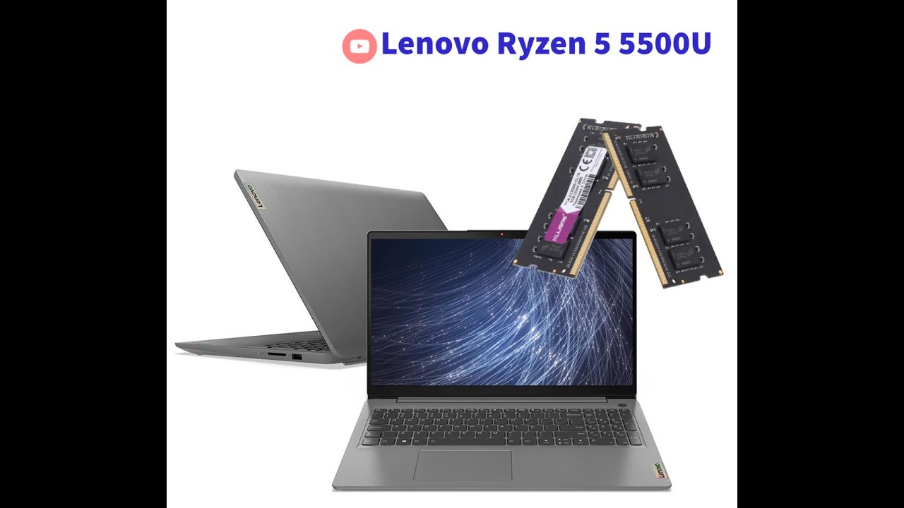 Instalando Memória (upgrade) no Notebook Lenovo Ideapad 3 AMD Ryzen 5 5500U