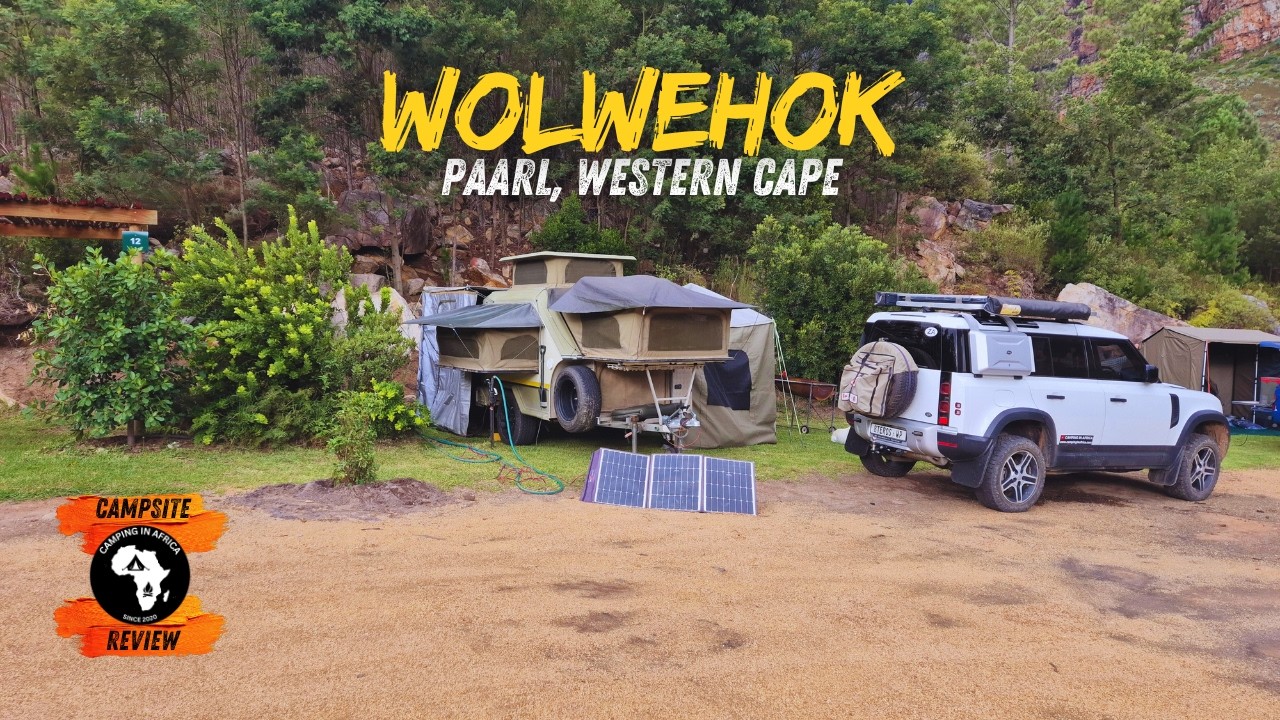 Кемпинг в Волвехоке, недалеко от Паарла, в Западном Кейпе.