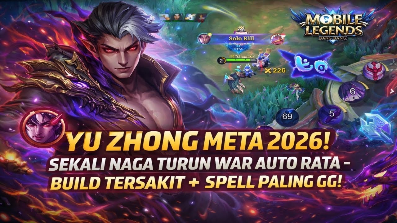YU ZHONG META 2026! 🐉 Sekali Naga Turun War Auto RATA – Build Tersakit + Spell Paling GG!