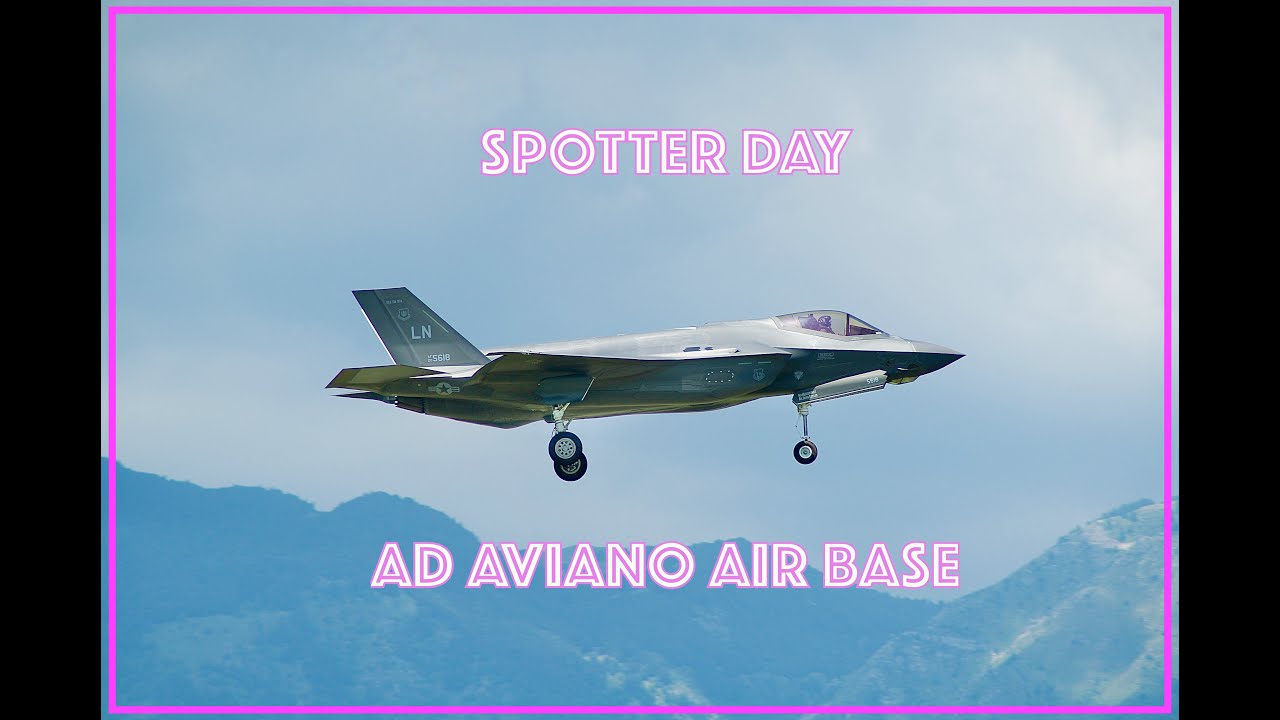 Una giornata ad Aviano air base. F-16 ed F-35