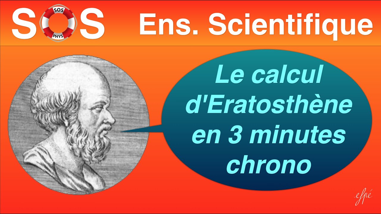 Eratosthène en 3 minutes