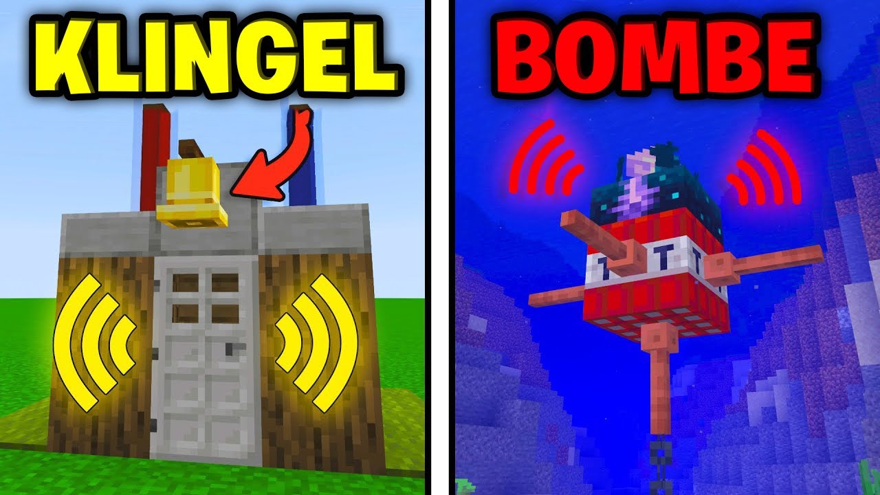 10 einfache REDSTONE IDEEN die du wirklich bauen kannst!