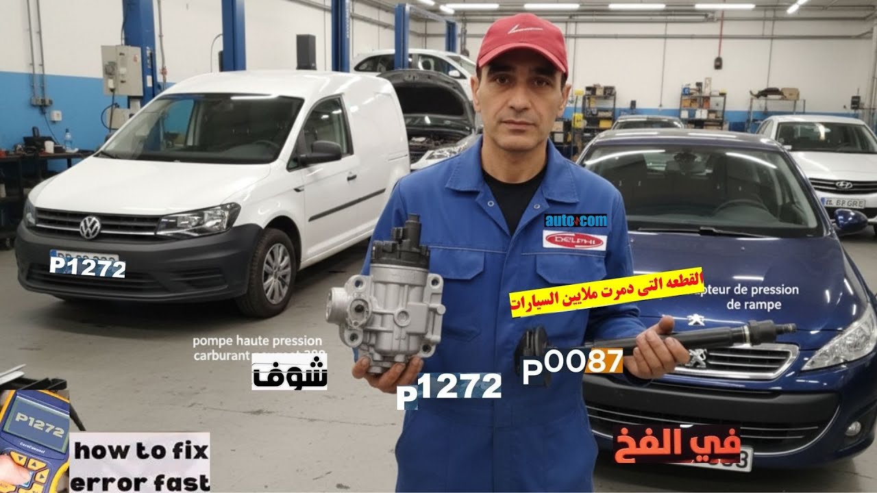 سيارتك تطفئ فجأة؟ لا تتجاهل هذا العطل الشائع (P0087)P1272