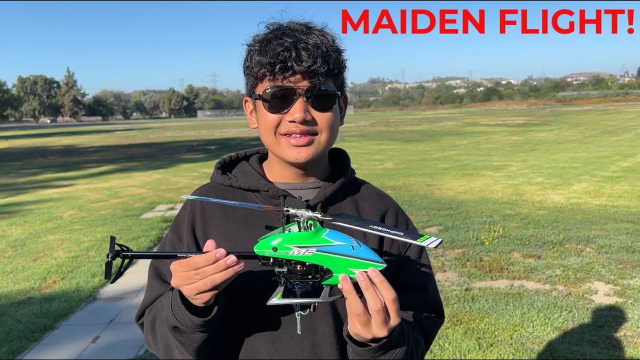 OMPHOBBY M2 EXPLORE 3D HELICOPTER - MAIDEN FLIGHT!