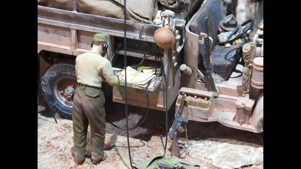 SAS and LRDG in Libya 1943 - 1/35 scale Diorama