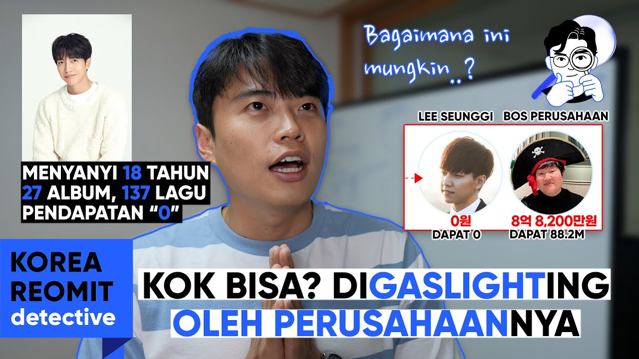 #LeeSeunggi DIBAYAR 0 SELAMA 18 TAHUN!
