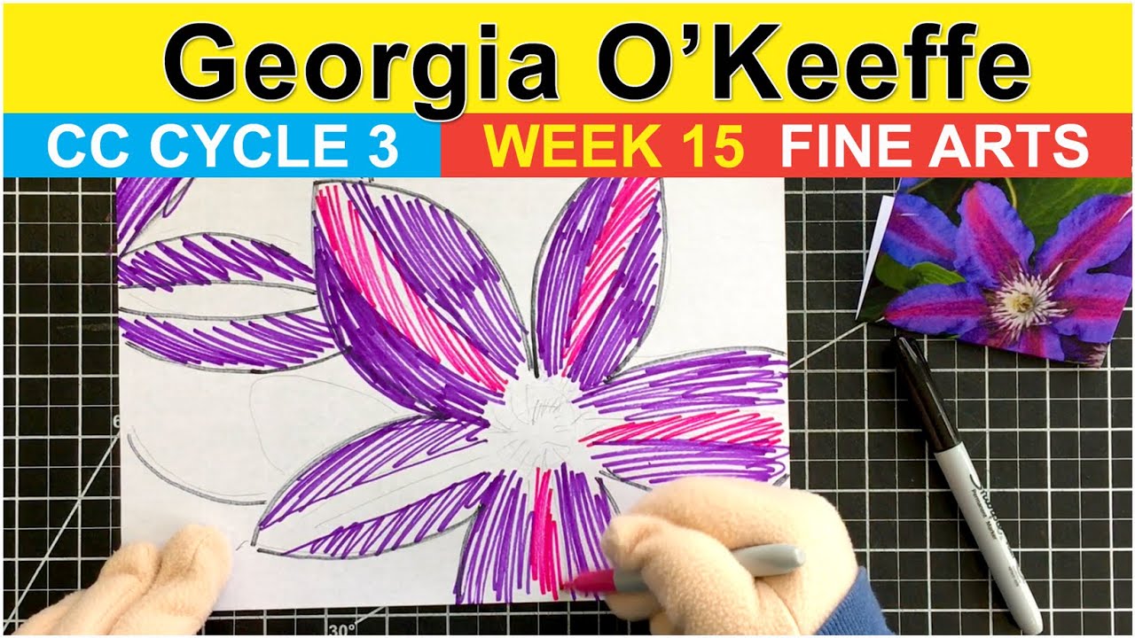 CC Cycle 3 Week 15 Fine Art Georgia O'Keeffe - Classical Conversations Art