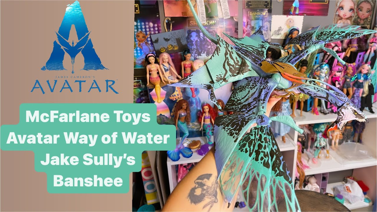 McFarlane Toys Avatar Way of Water Mega Banshee unboxing and review! (Adult collectors)