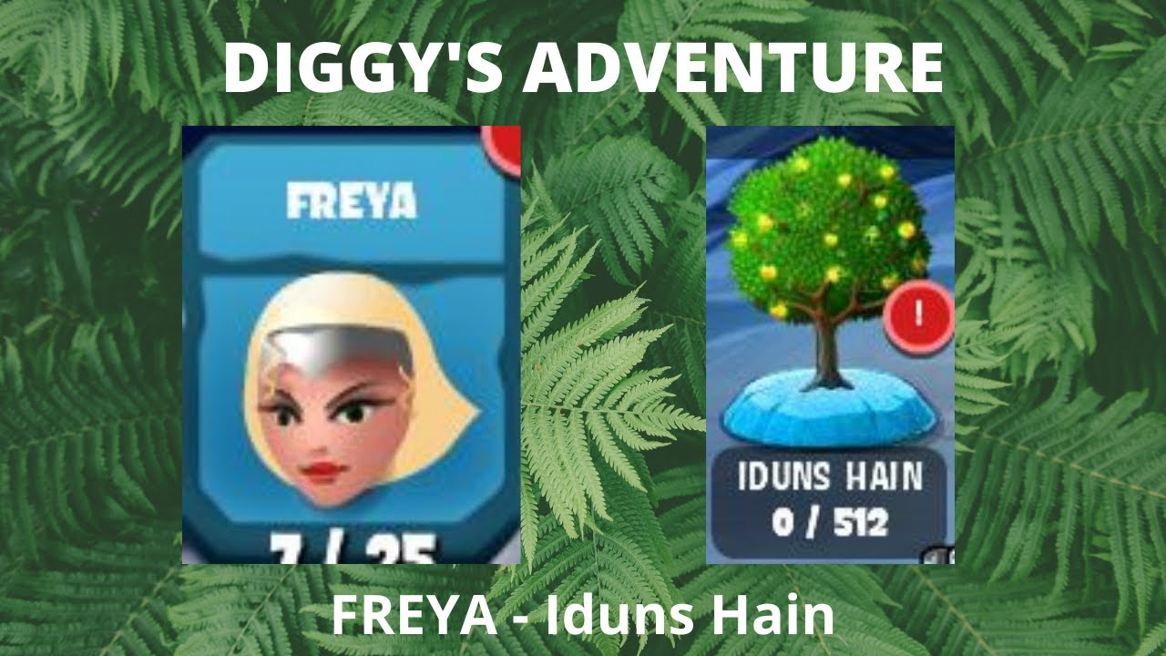 DIGGYS ADVENTURE 🎮 Freya 🎮 Iduns Hain 🎮 Idun's Grove