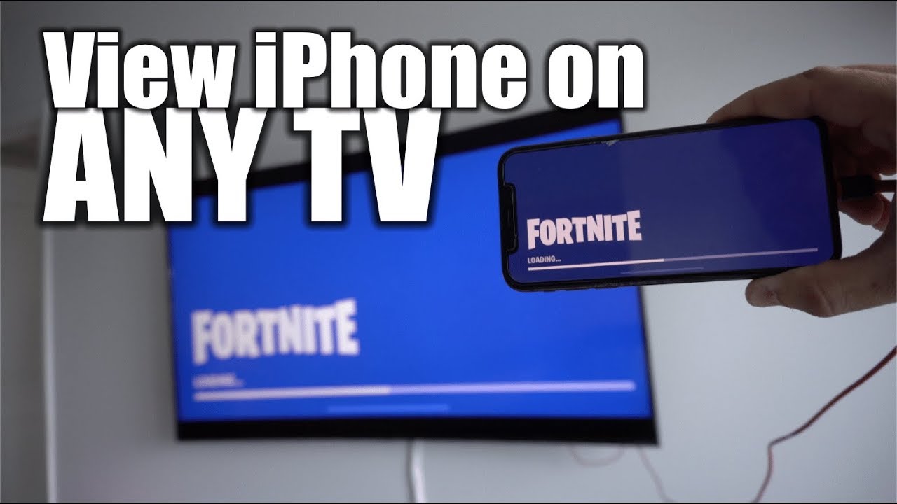 How to View Any iPhone On Any TV - Lightning HDMI Cable