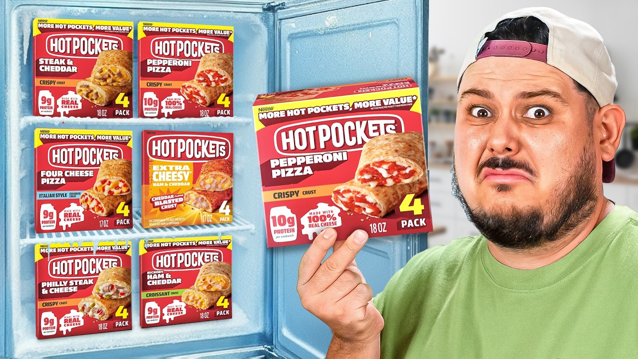We ate EVERY Hot Pocket Flavor