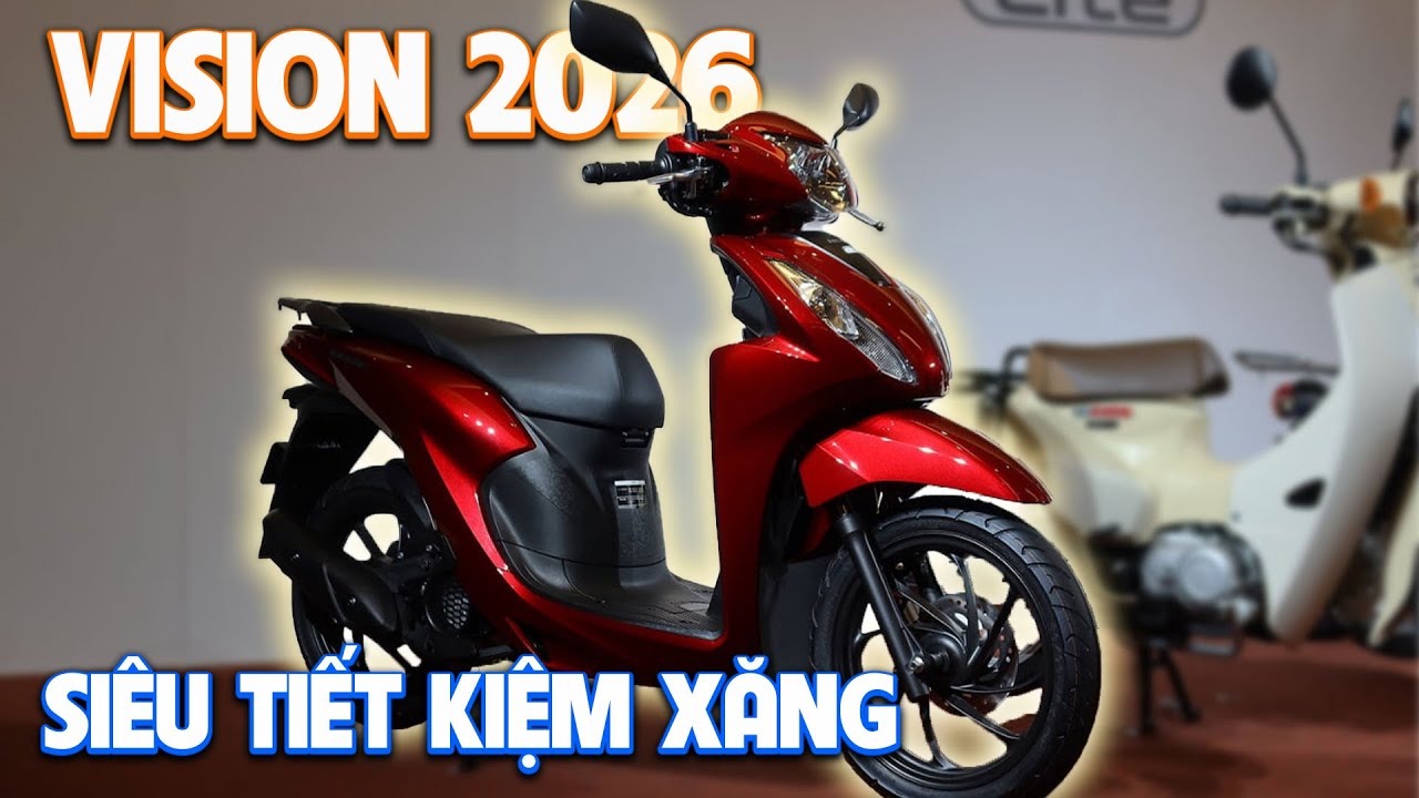 Vision 2026 trình làng phiên bản mới siêu tiết kiệm xăng