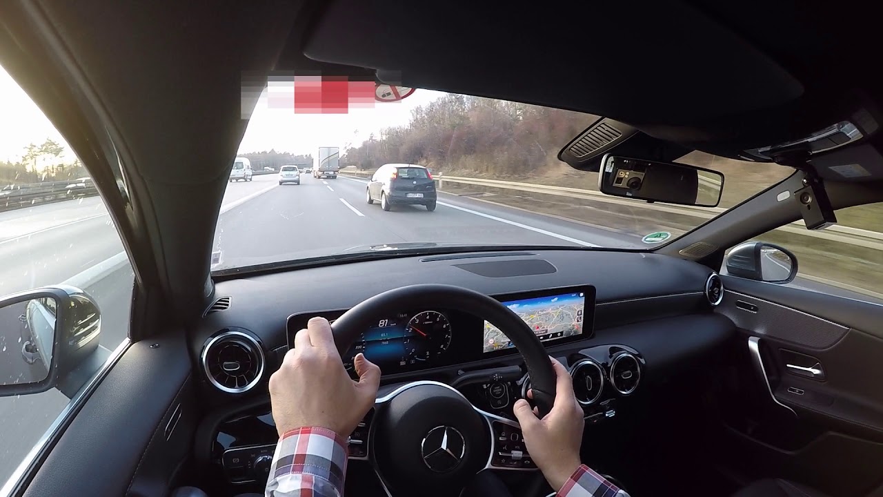 MB A-Klasse 180 Jan 2019 Autobahn & Landstaße