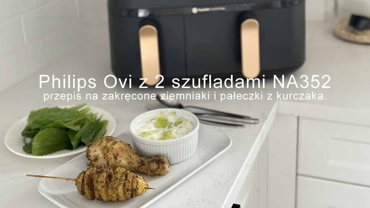 Philips Ovi z 2 szufladami NA352 - przepis na obiad