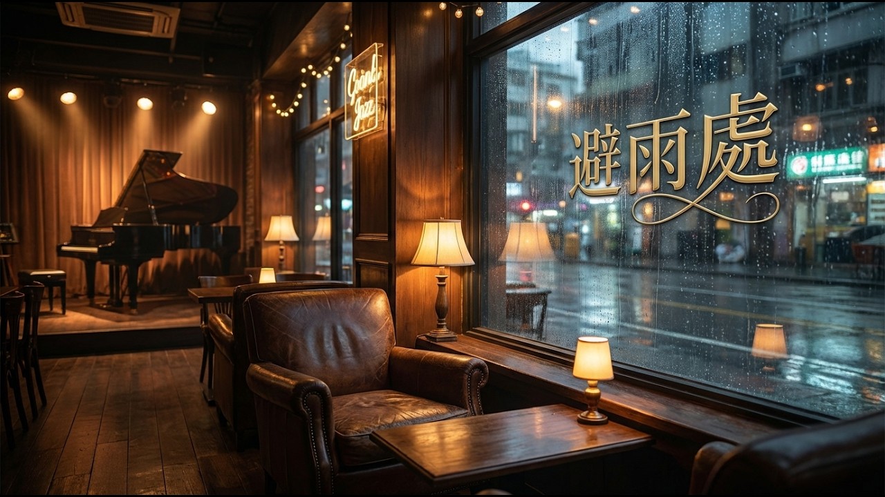 ☕ 2026 雨天咖啡館爵士｜全球百萬人的避雨處 🌧️｜工作・讀書・下班放空 🎹｜越聽越安靜 ✨｜#雨天爵士 #陪伴