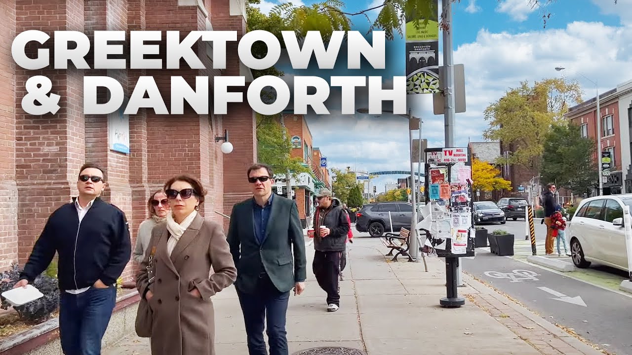 Walking Toronto's Greektown & Danforth w/ @JohnnyStrides @TheKenContinuum in October 2022