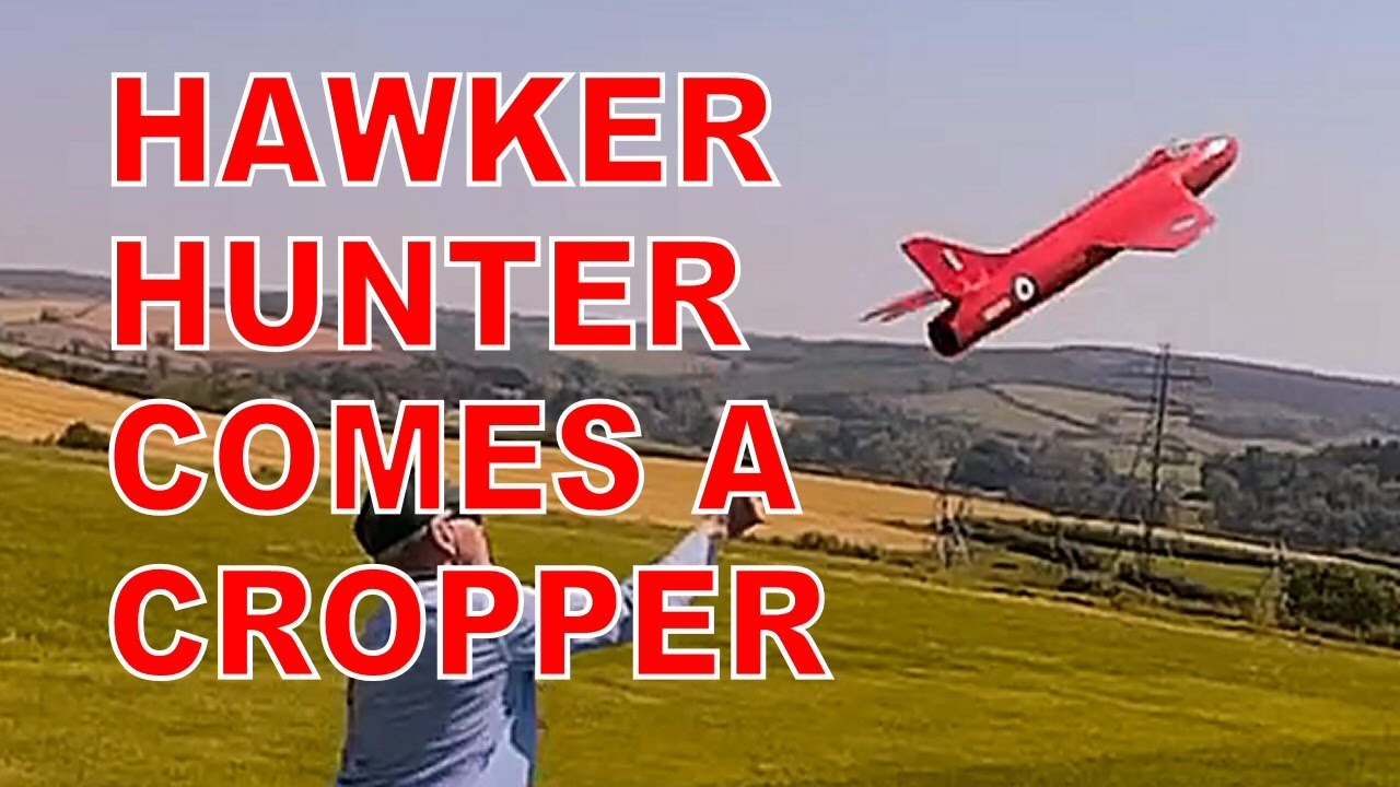 RC Hunter приземлился в неровной зоне!