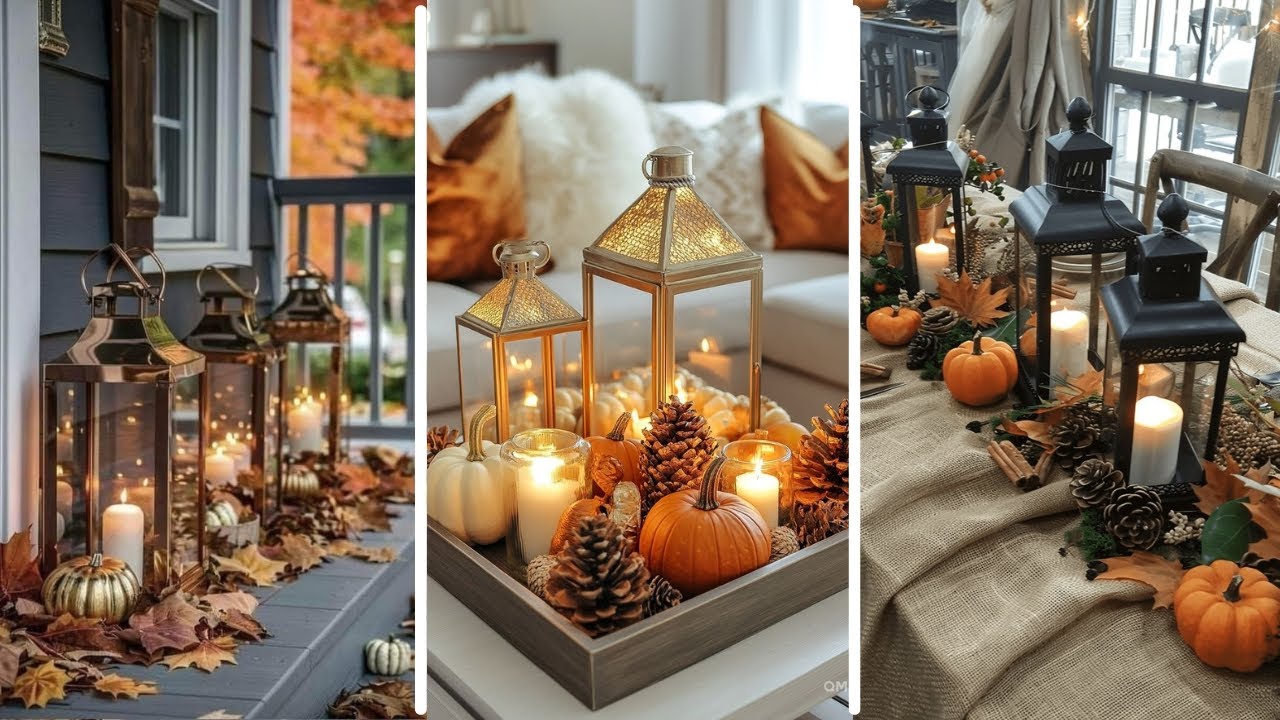 Beautiful Fall Lantern Decor Ideas to Brighten Your Home with Autumn Warmth