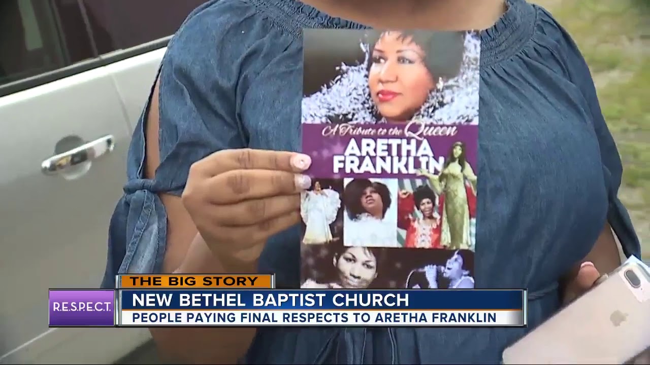 Final public visitation for Aretha Franklin to be held at New Bethel Baptist Church in Detroit