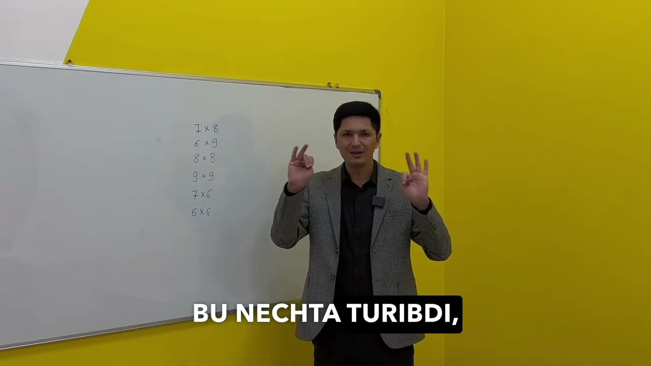Karra jadvali yodlash. Jarimatika usuli