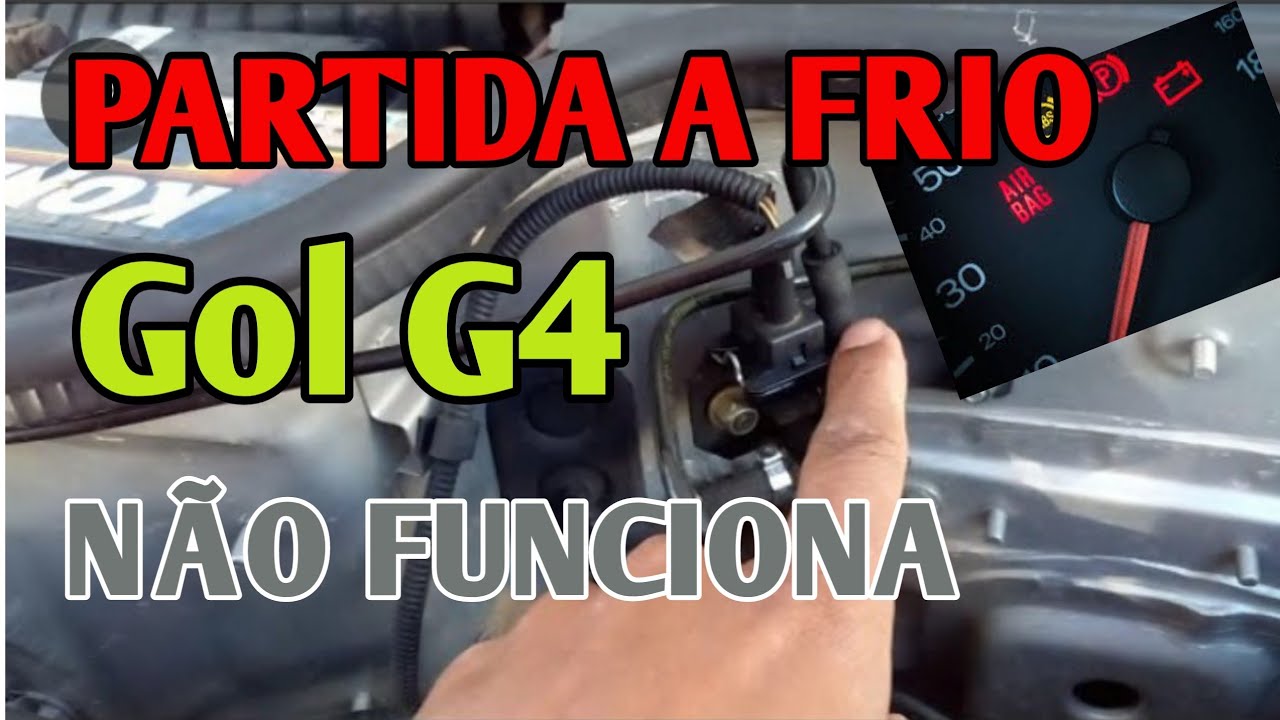 Partida a frio do Gol G4 não funciona!! ( ALTERNATIVA )