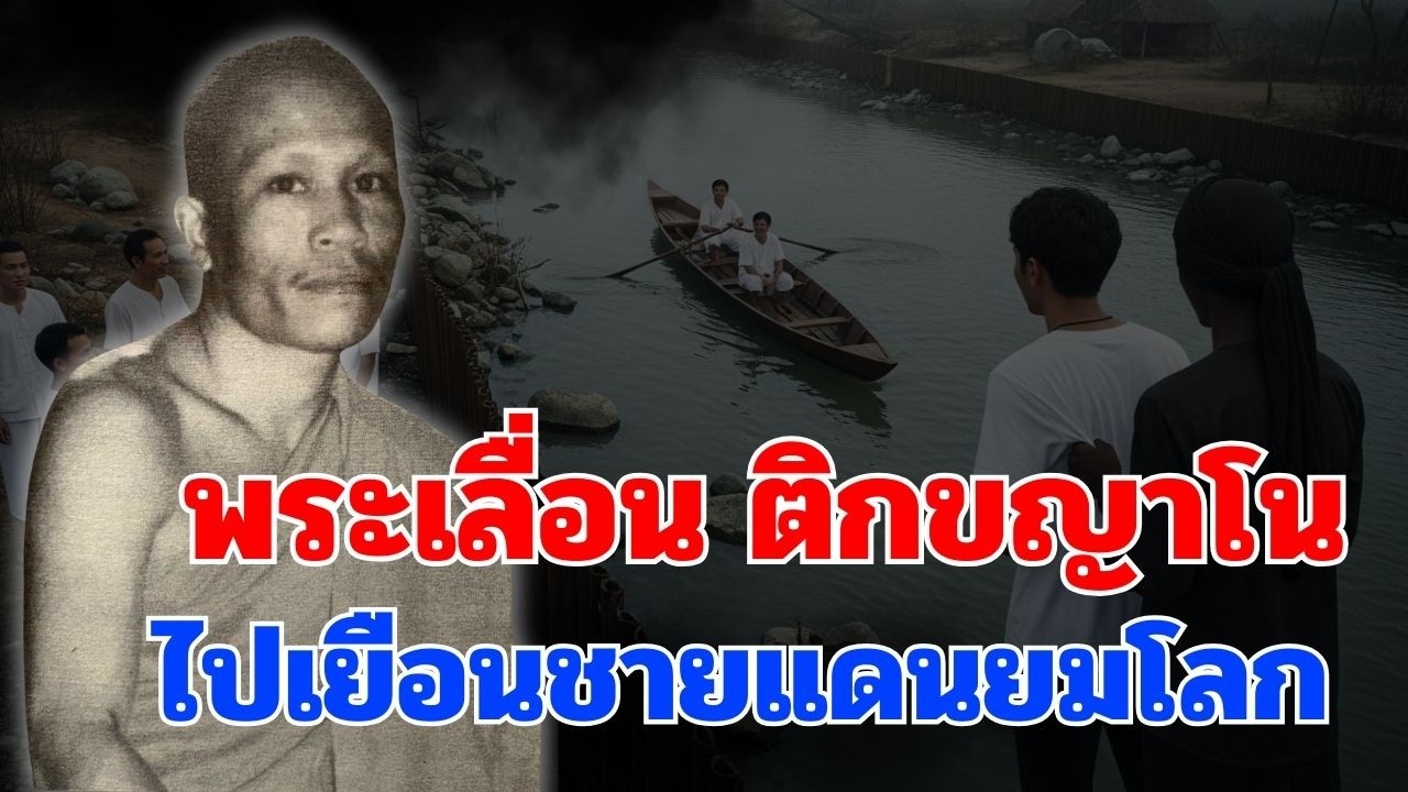 พระเลื่อน ติกขญาโน ไปเยือนชายแดนยมโลก
