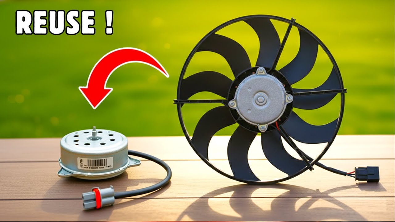 No one knows Car Radiator Motors are a GOLD mine! A SECRET reuse that went VIRAL