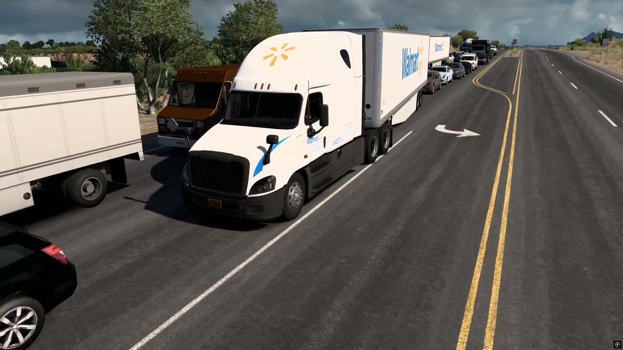 American Truck Simulator /4K Gaming/WAL-MART 📍 Sierra Vista pallets 
