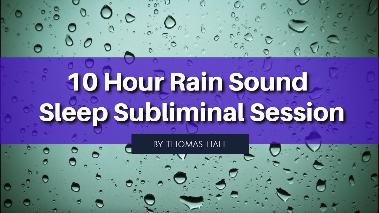 Stop Worrying & Stay Positive - (10 Hour) Rain Sound - Subliminal - By Minds in Unison