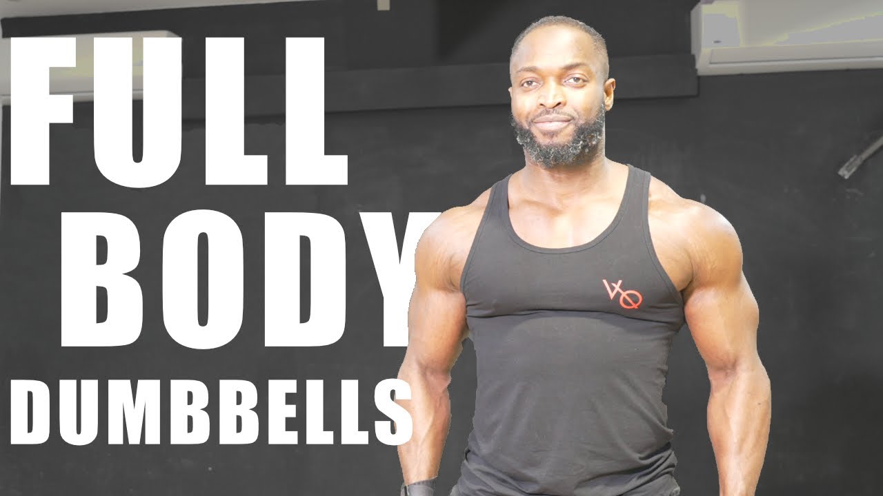This 15-Minute Dumbbell Cardio Workout Trains Your Whole Body