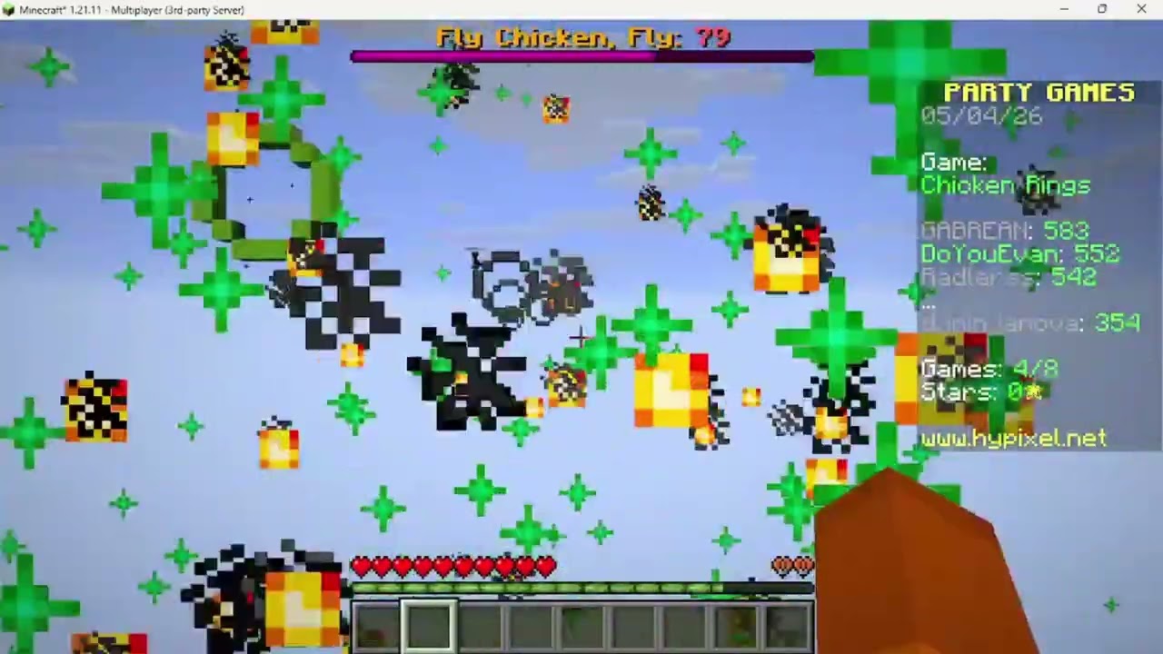 Playing Some Arcade Games On Hypixel Again