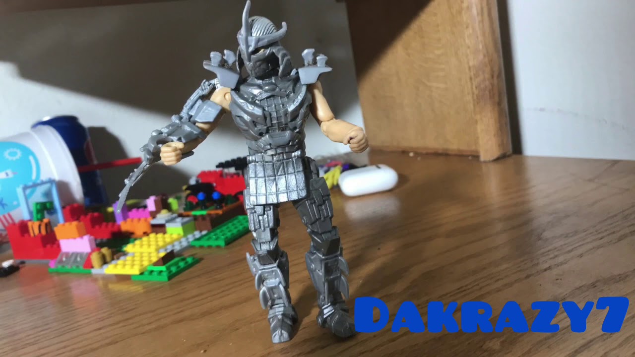 TMNT 1990 turtles vs shredder - stop motion remake