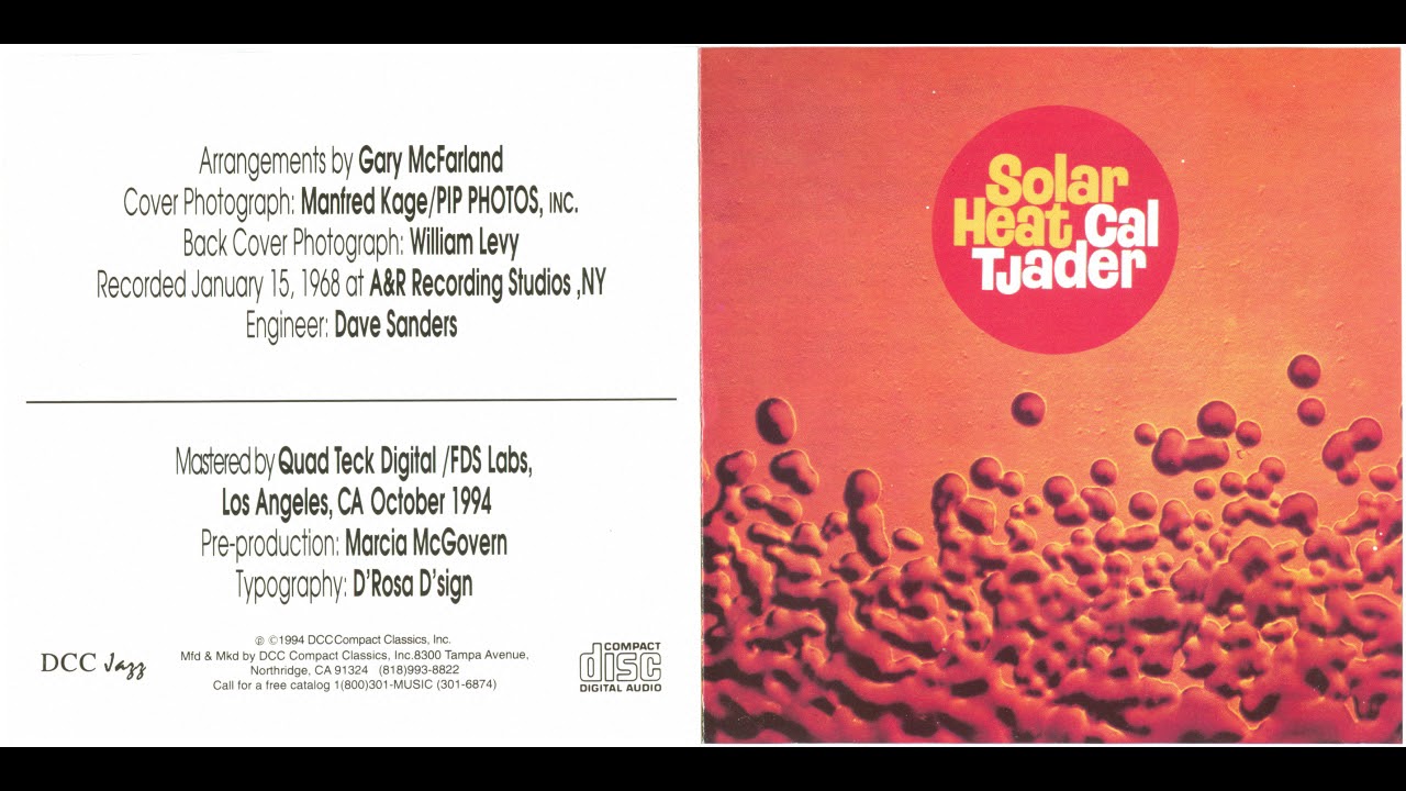 Cal Tjader &ndash; Solar Heat 1968 [Full Album]