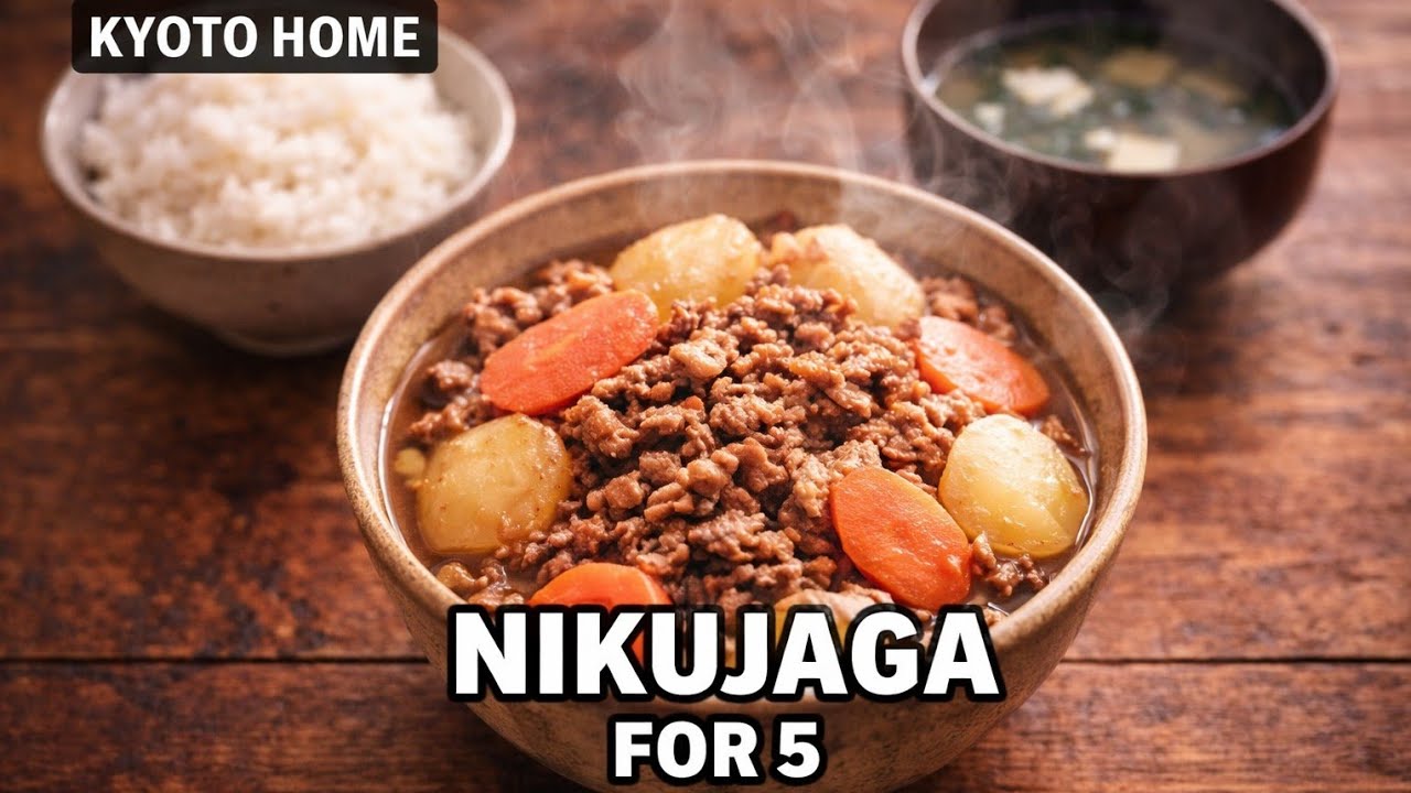 After Work in Kyoto | Nikujaga Dinner for 5